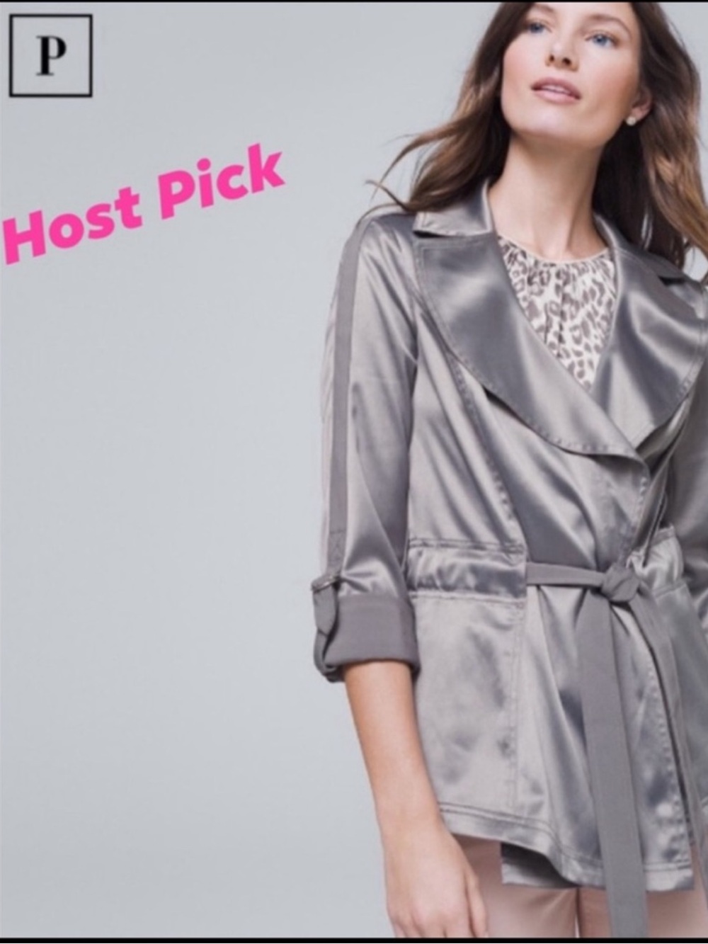 NWT WHBM Soft Belted Jacket